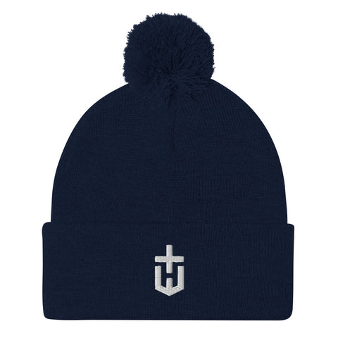 Hayden Catholic High School Football Pom-Pom Beanie