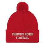 Christel House Football Pom-Pom Beanie
