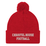 Christel House Football Pom-Pom Beanie