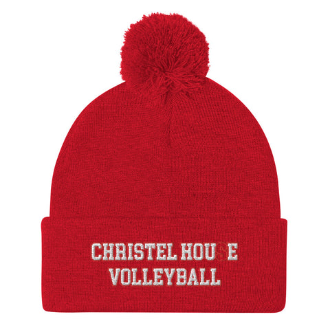 Christel House Volleyball Pom-Pom Beanie