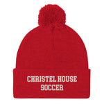 Christel House Soccer Pom-Pom Beanie