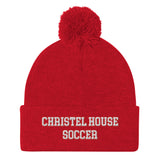 Christel House Soccer Pom-Pom Beanie