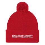 MSU Men's Club Basketball Pom-Pom Beanie