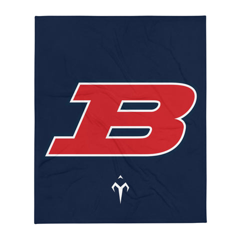 Brewer High School Softball Throw Blanket