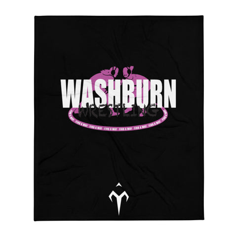 Washburn Wrestling Throw Blanket