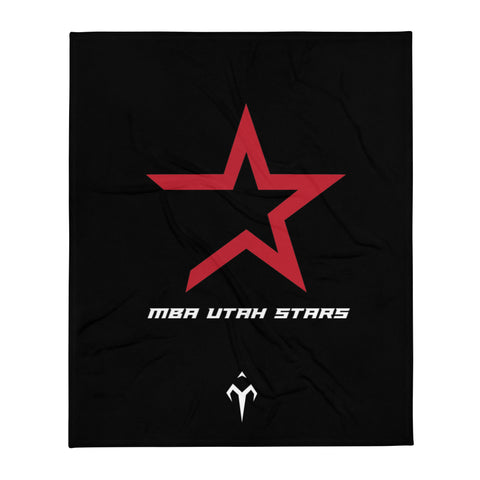 MBA Utah Stars Throw Blanket