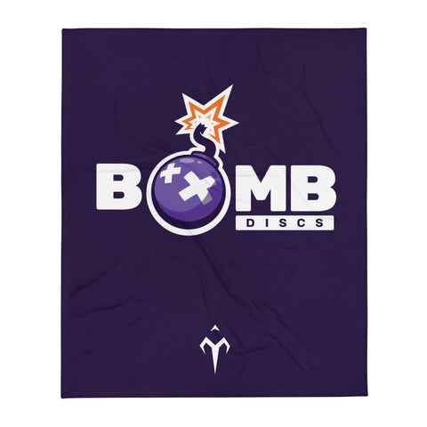 Bomb Discs Throw Blanket