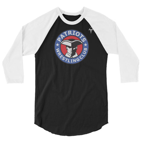 Patriots Wrestling Club 3/4 sleeve raglan shirt