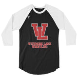 WL Wrestling 3/4 sleeve raglan shirt