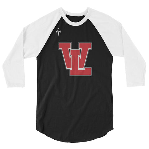 Whitmore Lake Wrestling 3/4 sleeve raglan shirt