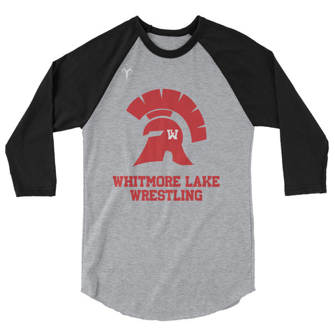 WL Wrestling 3/4 sleeve raglan shirt