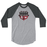 Troy Soccer 3/4 sleeve raglan shirt