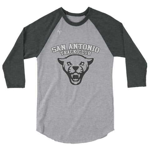 San Antonio Track Club 3/4 sleeve raglan shirt