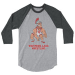 WL Wrestling 3/4 sleeve raglan shirt