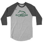 Le Moyne Club Soccer 3/4 sleeve raglan shirt