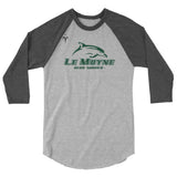 Le Moyne Club Soccer 3/4 sleeve raglan shirt