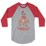 WL Wrestling 3/4 sleeve raglan shirt