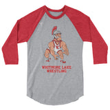 WL Wrestling 3/4 sleeve raglan shirt