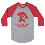 WL Wrestling 3/4 sleeve raglan shirt