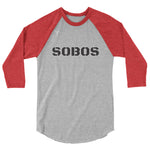SOBOS 3/4 sleeve raglan shirt