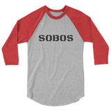 SOBOS 3/4 sleeve raglan shirt