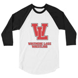 WL Wrestling 3/4 sleeve raglan shirt