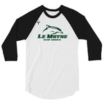 Le Moyne Club Soccer 3/4 sleeve raglan shirt