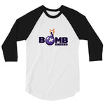 Bomb Discs 3/4 sleeve raglan shirt