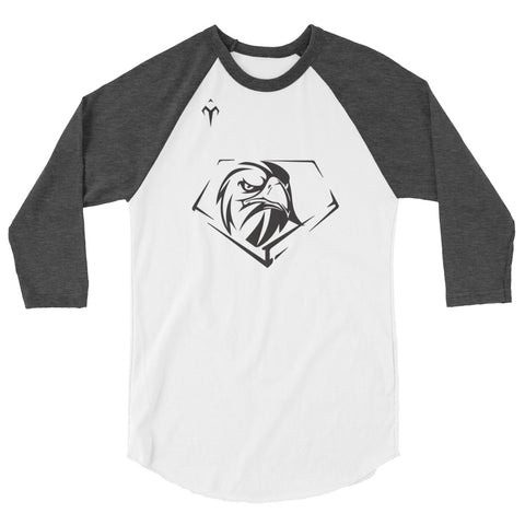 Duchesne High School Baseball 3/4 sleeve raglan shirt