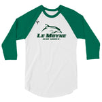 Le Moyne Club Soccer 3/4 sleeve raglan shirt