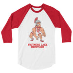WL Wrestling 3/4 sleeve raglan shirt