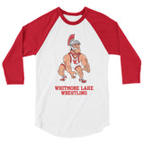 WL Wrestling 3/4 sleeve raglan shirt