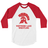 WL Wrestling 3/4 sleeve raglan shirt