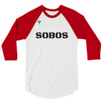 SOBOS 3/4 sleeve raglan shirt
