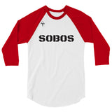 SOBOS 3/4 sleeve raglan shirt
