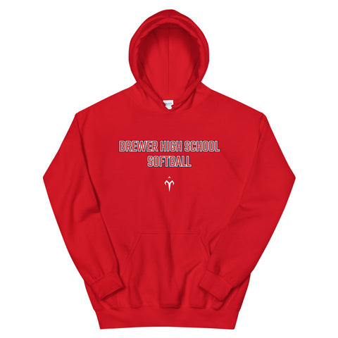 Brewer High School Softball Unisex Hoodie