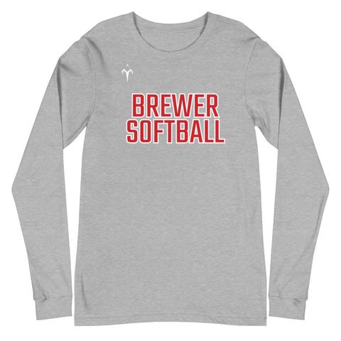 Brewer High School Softball Unisex Long Sleeve Tee