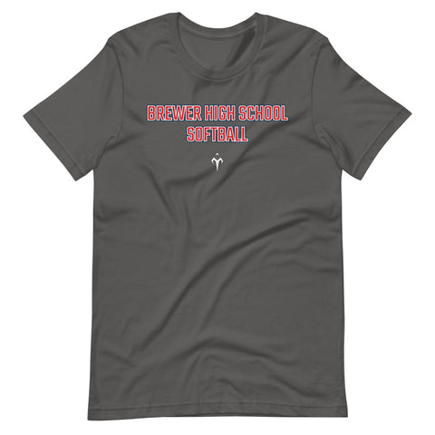 Brewer High School Softball Short-Sleeve Unisex T-Shirt