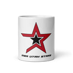 MBA Utah Stars White glossy mug