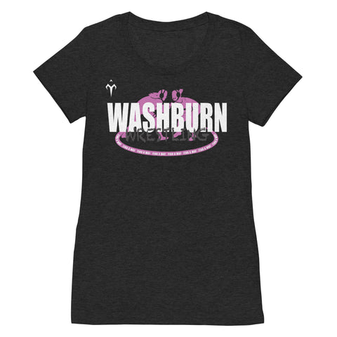 Washburn Wrestling Ladies' short sleeve t-shirt